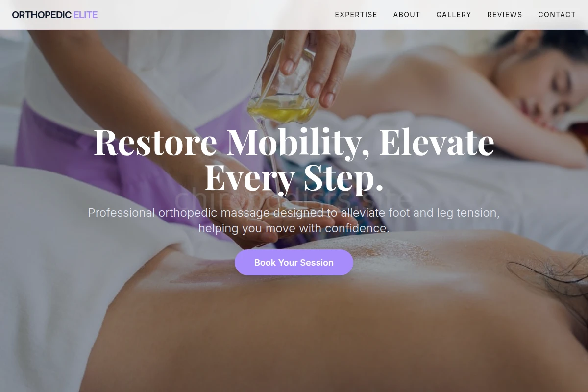 Orthotics Massage